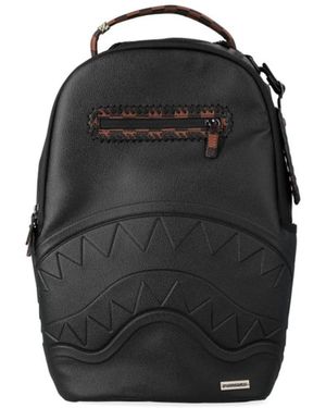 Sprayground Check Deux Dlxs Stylischer Rucksack - Schwarz