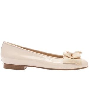 SCAROSSO Ballerina Shoes - Natural