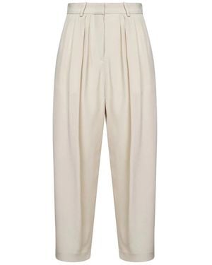 Isabel Marant Tapered Trousers - Natural