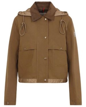 Moncler Light Jackets - Marrone