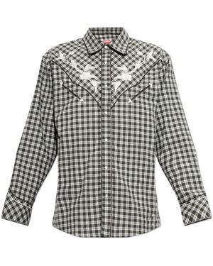 KENZO Floral Motif Shirt - Wit