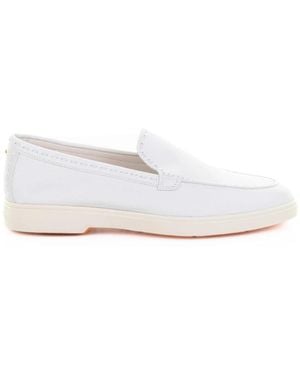 Santoni Loafers - Blanco