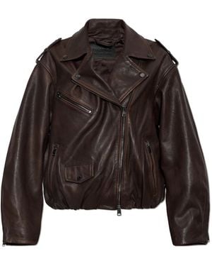 AllSaints Leather Jackets - Nero