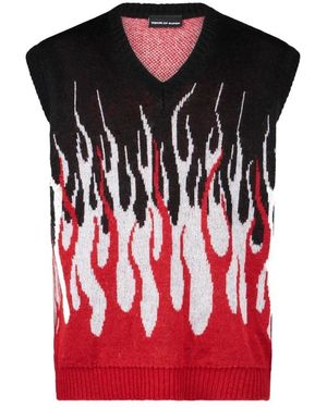 Vision Of Super Sleeveless Jumpers - Red