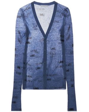 Helmut Lang Cardigans - Blue