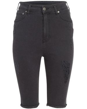 SER.O.YA Denim Shorts - Black