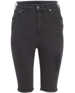 SER.O.YA Denim Shorts - Black