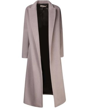 Blanca Vita Single-Breasted Coats - Brown