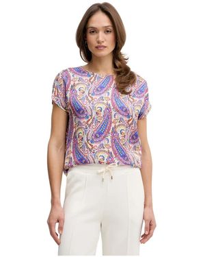 MARC AUREL Overhemden ,Veelkleurig ,Paisley Viscose Blouse - Paars