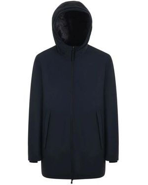 People Of Shibuya Jassen ,Blauw ,Leer Fuji Pm 767-790 Parka