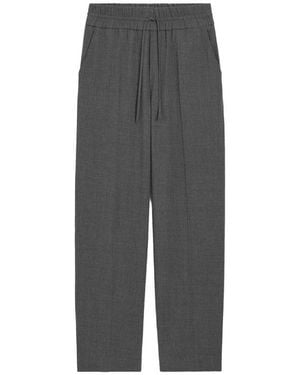 Ami Paris Straight Trousers - Gris