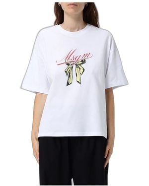 MSGM T-Shirts - Blanc