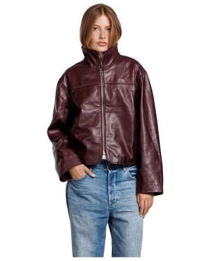 Alter Ego Leather Jackets - Rosso