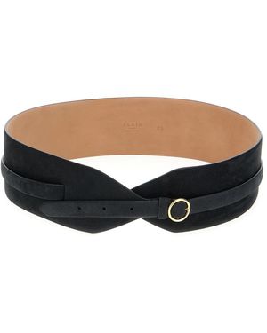 Alaïa Accessoires ,Zwart ,Leer Leren Taille Riem