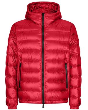 Add Bomber aus glänzendem nylon - Rot