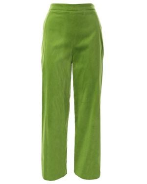 Vivetta Wide Trousers - Green