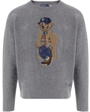 Polo Ralph Lauren Round-Neck Knitwear - Grey