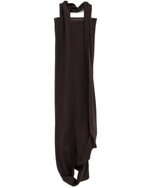 Paloma Wool Gedrapeerde Midi-Jurk Met Detail - Zwart