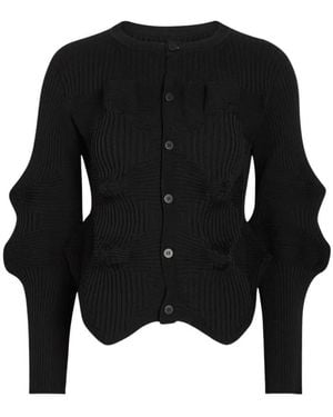 Issey Miyake Cardigan - Schwarz