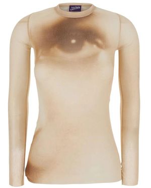 Jean Paul Gaultier Long Sleeve Tops - Neutro