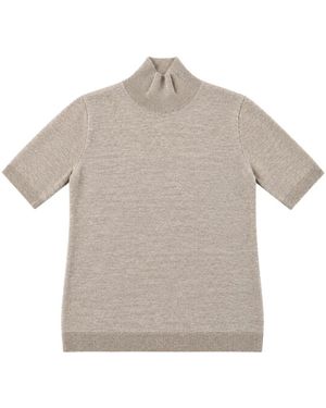 Max Mara Rollkragenpullover - Grau