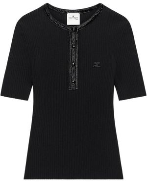 Courreges T-Shirts - Noir