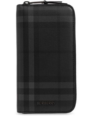 Burberry Accessoires ,Zwart ,Logo Portemonnee