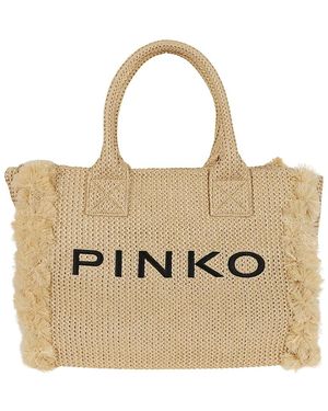 Pinko Tote Bags - Neutro