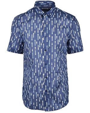Bikkembergs Short Sleeve Shirts - Azul