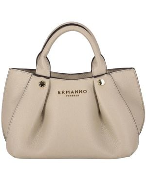 Ermanno Scervino Tassen ,Denim Small Tote Billie - Naturel
