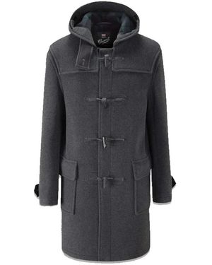 Gloverall Single-Breasted Coats - Negro