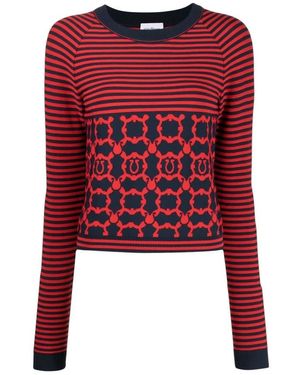 Ferragamo Round-Neck Knitwear - Red