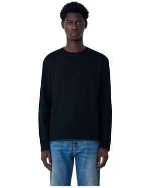 Margaret Howell Round-Neck Knitwear - Blue