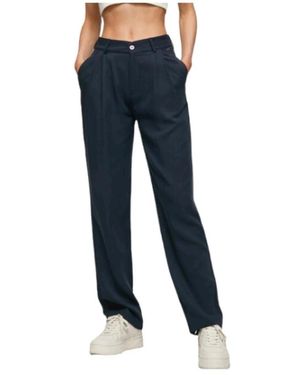 Pepe Jeans Straight Trousers - Blue