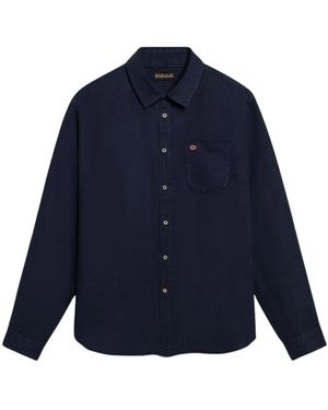 Napapijri Casual Shirts - Blu