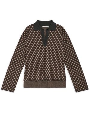 Maliparmi V-Neck Knitwear - Grigio