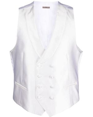 Lady Anne Suit Vests - Blanc