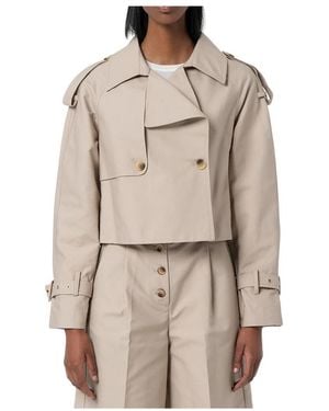 Fracomina Trench Coats - Neutro