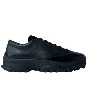 Y-3 Leder Gsg9 Sneakers Mit Logo Motif - Blau