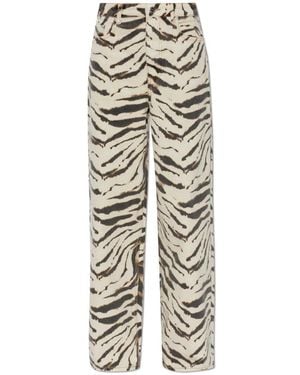 Ganni Straight Jeans - Gray