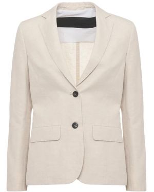 Rrd Leinen- Und Baumwollblazer - Weiß