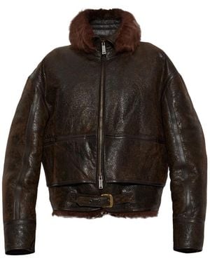 DSquared² Faux Fur & Shearling Jackets - Negro