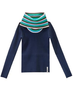 Sunnei Folded Top - Blau