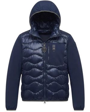 Blauer Winterjacken - Blau