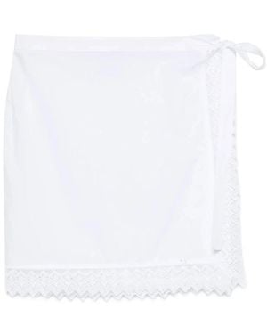 THE NINA STUDIO Short Skirts - White