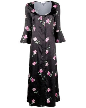 Ganni Maxi Dresses - Black
