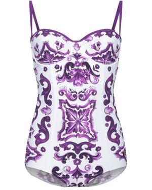 Dolce & Gabbana One-Piece - Morado