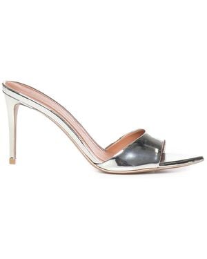 Giuliano Galiano Heeled Mules - White