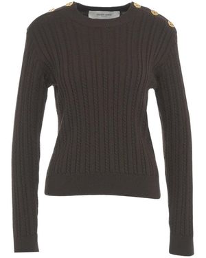 Golden Goose Ofra Kabel Gebreide Trui - Zwart