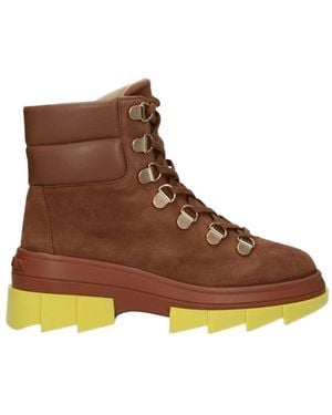 Stuart Weitzman Lace-Up Boots - Brown